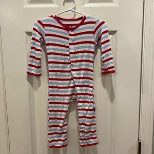 Kickee Pants 6-12 month button up coverall